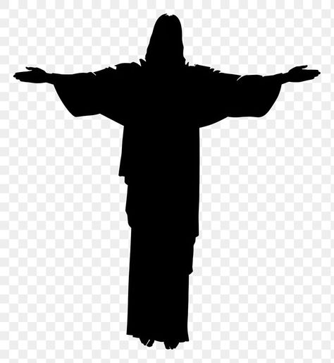 Cross Transparent Background, Jesus Outline, Jesus Silhouette, Cross Silhouette, Cross Png, Cross Jesus, About Jesus, Jesus Cross, Holy Cross