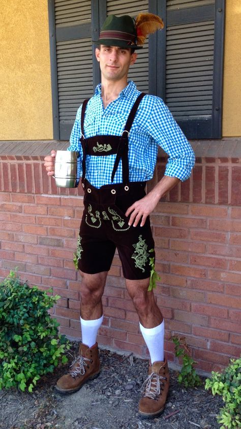 This ‘Mr. Legs,’ Oktoberfest Lederhosen Dude Outfit is a great German Fest Costume Idea. We are very well stocked with many styles or Lederhosen, German Hats, German Folkloric Attire, Barmaids & Historical German Characters. Get complete outfits or just the pieces you need. Oktoberfest Mens Outfit, Oktoberfest Party Outfit, Eurovision Outfit, October Fest Outfit, Octoberfest Costume, Octoberfest Outfits, Oktoberfest Men, Lederhosen Costume, German Lederhosen