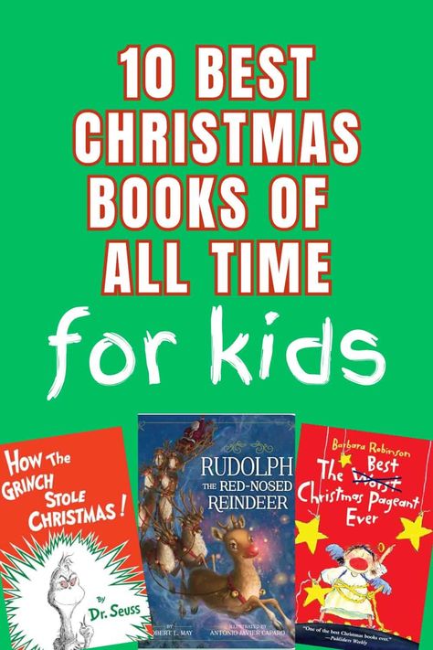 10 Best Children's Books for Christmas: All-Time Favorites Books For Christmas, Best Christmas Pageant Ever, Best Christmas Books, Historical Christmas, Christmas Books For Kids, Celebrity Books, Christmas Reading, Best Children Books, Reading Habits