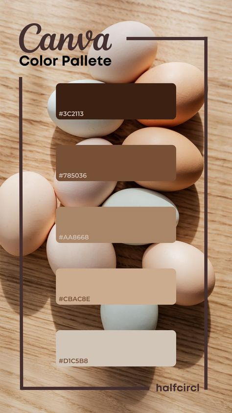 Canva Brown Palette, Brown Pallete Color Colour Schemes, Canva Color Palette Hex Codes, Aesthetic Color Palettes For Notes, Canva Colour Pallete, Canva Colors Code, Canva Color Palette Codes Brown, Vintage Color Palette Brown, Dark Beige Color Palette