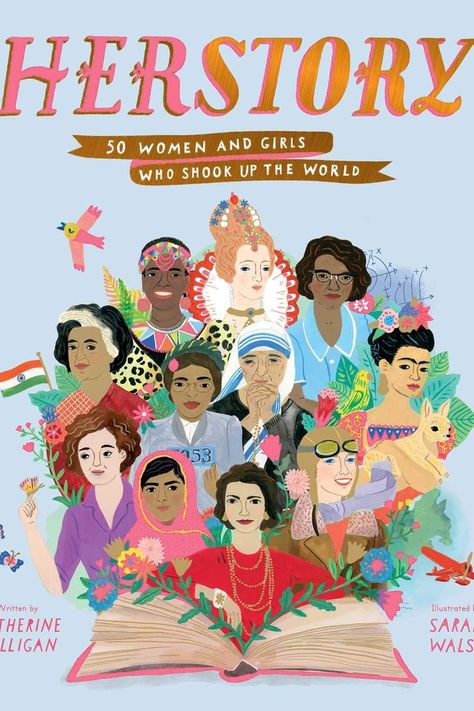 25 Books to Read With Kids For Women's History Month Mary Seacole, Dian Fossey, Good Night Story, Oliver Jeffers, Katherine Johnson, Indira Gandhi, Malala Yousafzai, Amelia Earhart, Emily Bronte