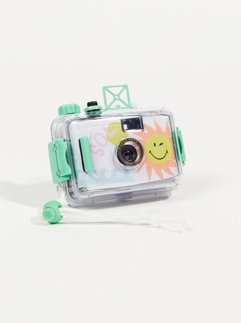 Water Proof Camera, Underwater Camera Aesthetic, Mini Karaoke, Summer Supplies, Life Underwater, Summer Necessities, Preppy Accessories, Summer Wishlist, Cute Camera