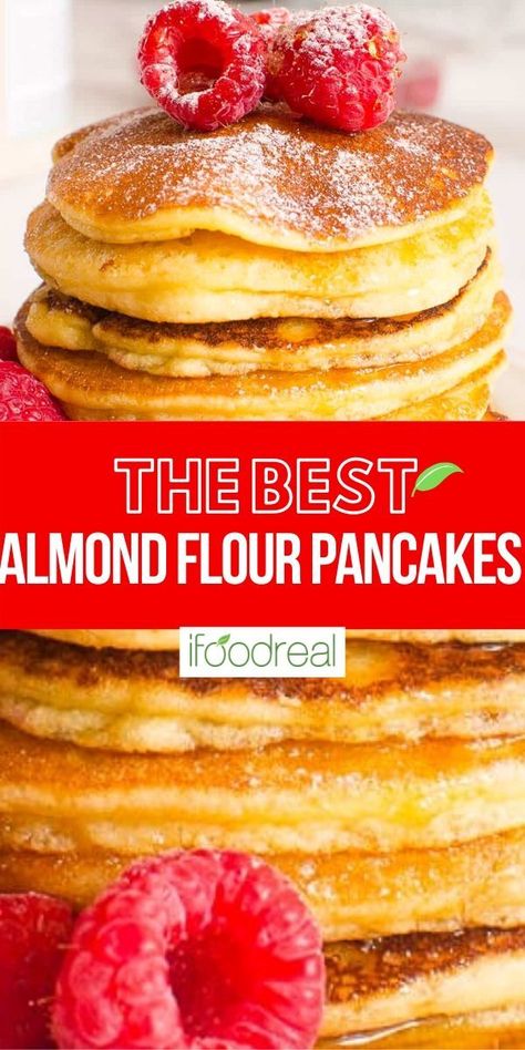 Pancakes Low Carb, Low Carb Pancake Recipe, Almond Pancakes, Almond Flour Pancakes, Whole Wheat Pancakes, No Flour Pancakes, Low Carb Pancakes, Flour Pancakes, Keto Pancakes