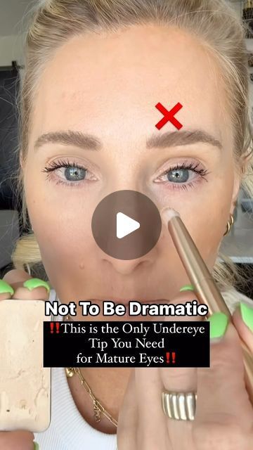 Lauren Hale on Instagram: "‼️Did you know that one of the biggest makeup complaints from women as they age is makeup creasing under their eyes?   💄I’m here to help you adjust your eye makeup application to fit your changing, more mature undereyes…keep reading and SAVE THIS📚  Here are the common reasons for makeup creasing under the eyes👇🏼👇🏼 1. Applying too light of a shade and adding more product to get coverage 2. Using too thick of a concealer formula 3. Applying powder all under the eye 4. Using the wrong brush to blend out the undereye  So how do you get the perfect undereye coverage? SAVE THESE TIPS FOR LATER👇🏼 1. Start with a color corrector if you have discoloration under the eye. Pick a color opposite the color wheel to correct the tones you see ( P. S. I can help)! 2. Appl Under Eye Concealer Tutorial, Highlight Under Eyes, Concealer Over 40 Under Eyes, Eye Shadow Under The Eye, How To Prevent Under Eye Creasing, Under Eye Shadow Makeup, Makeup For Maturing Women, Under Eye Concealer How To Apply, How To Brighten Under Eyes