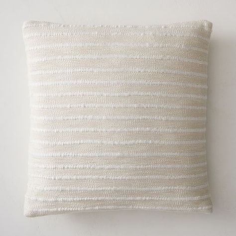 West Elm Pillows, Silk Pillow Cover, White Pillow Covers, Woven Pillows, Modern Throw Pillows, Silk Pillow, Cushion Inserts, Unique Materials, White Pillows