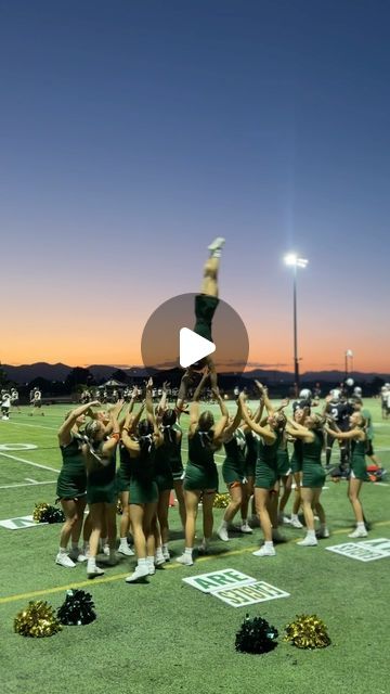 Mountain Vista Cheer Program on Instagram: "we are SO back! @mvhs_gridiron with the win! 🥳🏈  #cheer #highschoolcheer #sidelinecheer #stunt #stunting #flip" Cheerleading Ideas, Sideline Cheer, High School Cheer, Cheer Stuff, Cheer Stunts, The Floor, Cheerleading, On Instagram, Quick Saves