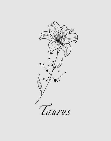 180+ Beautiful Birth Flower Tattoo Ideas (2023) - TattoosBoyGirl Taurus Collar Bone Tattoo, Aries Zodiac Flower Tattoo, Taurus With Flowers Tattoo, May Taurus Birth Flower Tattoo, Taurus Tattoos Ideas, Zodiac Sign With Flowers Tattoo, Taurus Tattoo Constellation Flower, Taurus Zodiac Flower Tattoo, Zodiac Astrology Tattoo