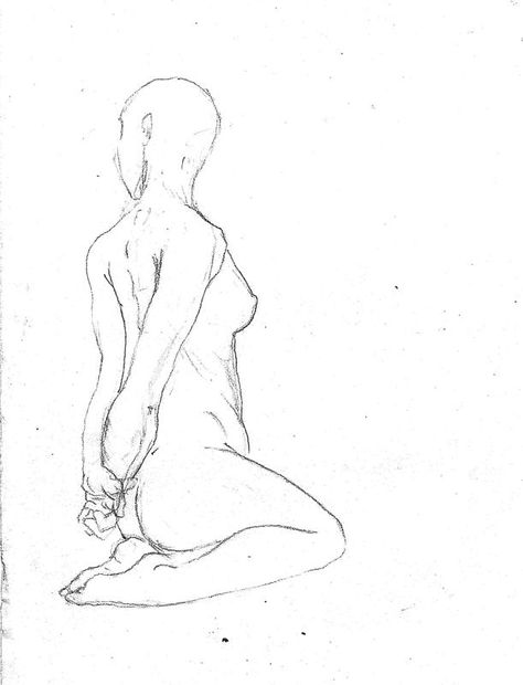 Women From Behind Drawing, Kneeling Woman Tattoo, Kneeling In Front Of Someone, Male Kneeling Pose Drawing, Person On Their Knees Drawing, Kneeling Pose Reference Back View, Reference Poses Kneeling, Woman On Knees Pose Drawing, Kneeling Pose Reference Front View