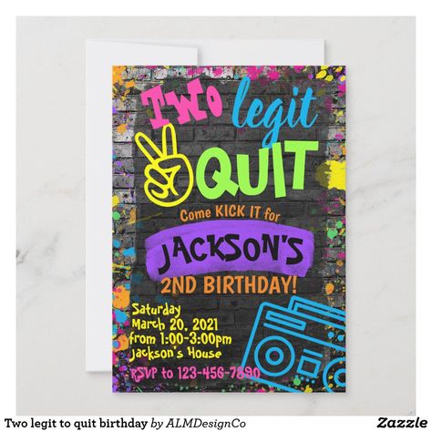 Two Legit To Quit Birthday Invitation, 2 Legit 2 Quit Birthday, Too Legit To Quit Birthday, Two Legit To Quit Birthday Cake, Two Legit To Quit Birthday Girl, 2 Legit To Quit Birthday Party, Two Legit To Quit Birthday Theme Boy, Two Legit Birthday, Two Legit To Quit Birthday