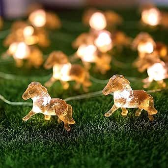 JASHIKA Horse Fairy String Lights Cute Pony Decorative Lights 20 LEDs Night Light 8.5ft Battery Operated with Remote for Bedroom Farmhouse Home Holiday Thanksgiving Decoration Fun String Lights, Horse Girls Bedroom, Horse Themed Bedrooms, Horse Bedroom, Horse Room, Cute Pony, Decorative Night Lights, Horses Theme, Cute Ponies