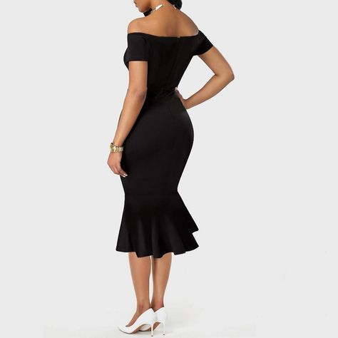 Elegant Black Dress Short, Sheath Dresses Work, Floral Evening Dresses, Shift Dress Casual, Plus Size Fall Fashion, Elegant Black Dress, African Print Dresses, Women's Evening Dresses, Black Evening Dresses