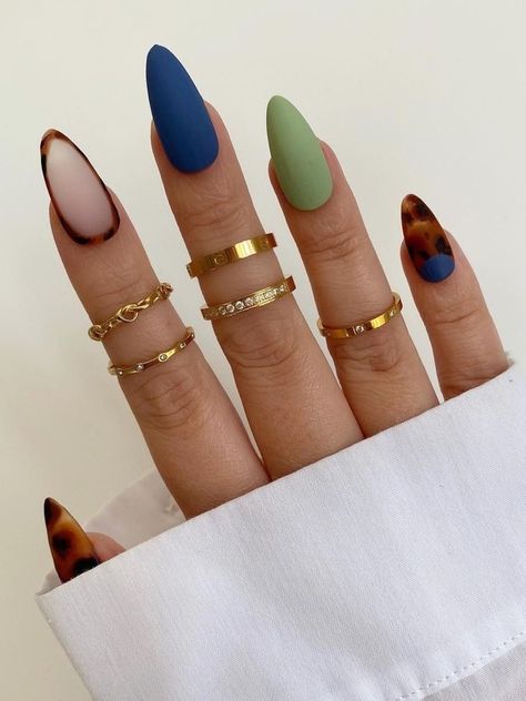 Cute Nails For Fall, Matte Nails Design, Classy Nails, Funky Nails, Fall Nail Designs, French Tip Nails, Dope Nails, Manicure E Pedicure, Matte Nails