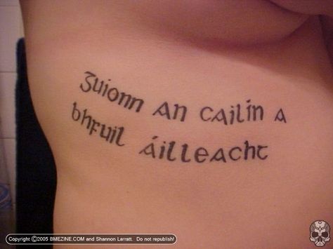 http://becauseilive.hubpages.com/hub/Tattoo_Ideas_Gaelic_Words_Phrases    "the girl made lovely by sorrow" Irish Quotes Tattoos, Irish Gaelic Tattoo, Outlander Tattoos, Gaelic Quotes, Gaelic Tattoo, Scottish Tattoo, Scottish Tattoos, Tattoo Writing, Gaelic Words