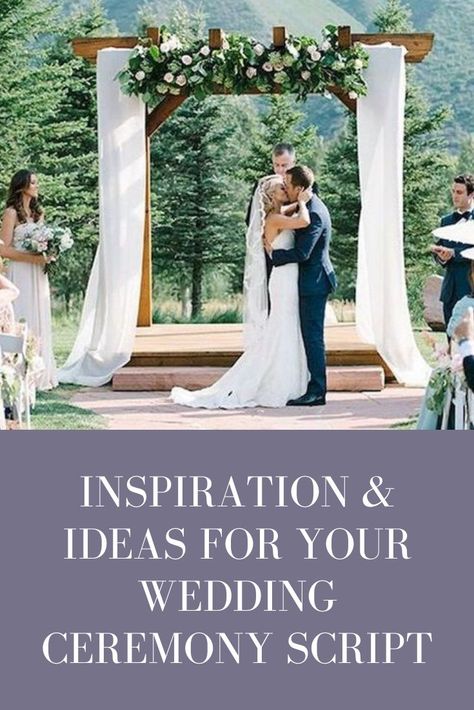 Modern Wedding Script, Officiating A Wedding Script, Wedding Ceremony Script Christian, Officiant Wedding Script Outline, Wedding Script For Officiant, Traditional Wedding Ceremony Order, Wedding Ceremony Order Of Events, Ceremony Order Of Events, Wedding Officiant Business