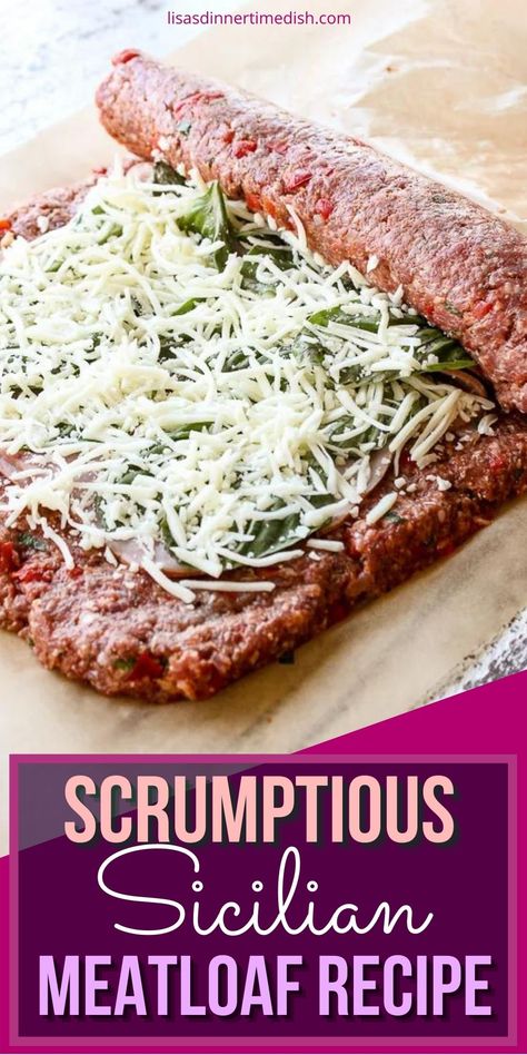 Sicilian Meatloaf Recipe, Sicilian Meatloaf, Simple Dinners, Good Meatloaf Recipe, White Grape, Ground Meat Recipes, Best Meatloaf, Mince Recipes, Beef Casserole Recipes