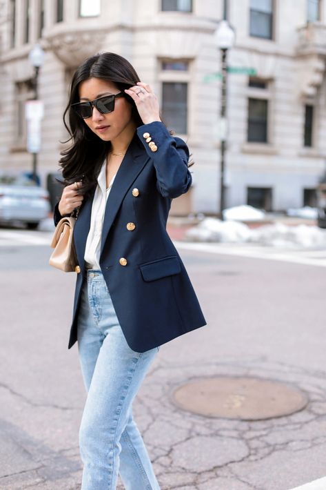 Navy Blue Blazer Outfit Women, Navy Blue Jacket Outfit, Navy Blazer Outfit Women, Navy Jacket Outfit, Blue Blazer Outfits For Women, Navy Blue Blazer Outfit, Navy Blazer Women, Navy Blazer Outfits, Blue Blazer Outfit