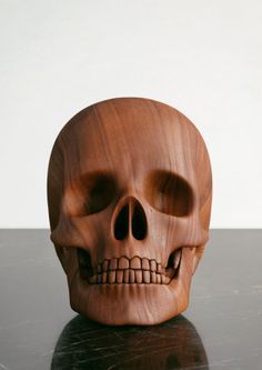 Wood Skull, Wood Carving Faces, Dremel Wood Carving, Wooden Walking Sticks, Chip Carving, Wood Carving Designs, Wood Carving Patterns, Carving Designs, Wood Carving Art