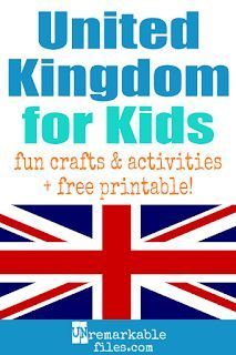 This week on our around-the-world geography learning adventure, I taught the kids all about the United Kingdom (UK.) It was a full week packed with hands-on activities and crafts to learn about England, Wales, Scotland, and more! Free printables, book lists, and recipes included. England Activities For Kids, England Crafts For Kids, England Crafts, Around The World Crafts For Kids, English Culture, England Art, Geography Activities, Geography For Kids, Country Studies