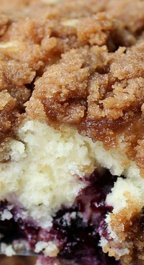 Quick Coffee Cake, Blueberry Desserts Recipes, Brown Cake, Blueberry Crumb Cake, Breakfast Coffee Cake, Breakfast Quick, Coffee Cake Recipes Easy, Blueberry Breakfast Cake, Blueberry Coffee Cake