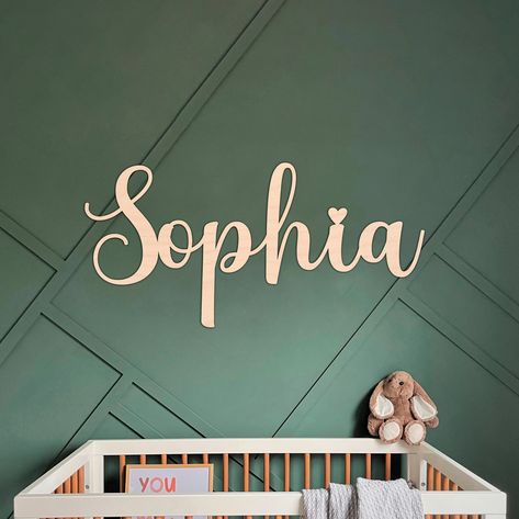 Letters For Wall Decor, Name Sign For Nursery, Name Wall Decor, Sign Letters, Custom Name Sign, Wood Name Sign, Wooden Name Signs, Custom Nursery, Personalized Gifts For Kids