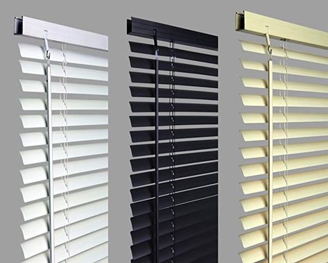 umlout New 45cm WHITE Pvc Venetian Blinds, AVAILABLE IN 10 SIZES AND 3 COLOURS Buy As Many As Like For A Max Of £4.99 Shipping. Original: Amazon.co.uk: Kitchen & Home Venetian Window, Venetian Blinds White, Pvc Blinds, Coach House, Venetian Blinds, Window Blinds, Light Control, Minimalist Living, Blinds For Windows