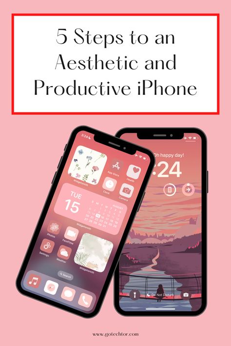 customize iphone home screen Iphone Background Aesthetic Home Screen, Great Apps For Iphone, Iphone Productivity Layout, Home Screen Set Up Iphone, Minimalist Ipad Homescreen Layout, Iphone Home Page Ideas, Iphone Home Screen Inspiration, Screen Layout Iphone, How To Make Your Iphone Aesthetic