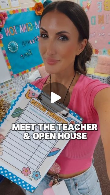 Kindergarten Open House Activities, Kindergarten Open House Ideas, Meet The Teacher Outfit Ideas, Teacher Hacks Elementary, Open House Kindergarten, Open House Ideas For Teachers, Meet The Teacher Ideas, Open House Activities, Teacher Open House