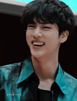 Jin Gif, Smile Gif, Bts Billboard, Seokjin Bts, Bts Chibi, 1 Girl, Worldwide Handsome, One Shot, Bts Korea