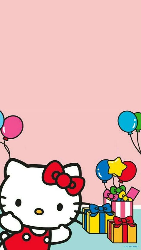 Hello Kitty Invitation Card, Bday Background, Hello Kitty Birthday Invitations, Hello Kitty Birthday Theme, Hello Kitty Invitations, Hello Kitty Theme Party, Hello Kitty Imagenes, Hello Kitty Birthday Party, Happy Birthday Wallpaper