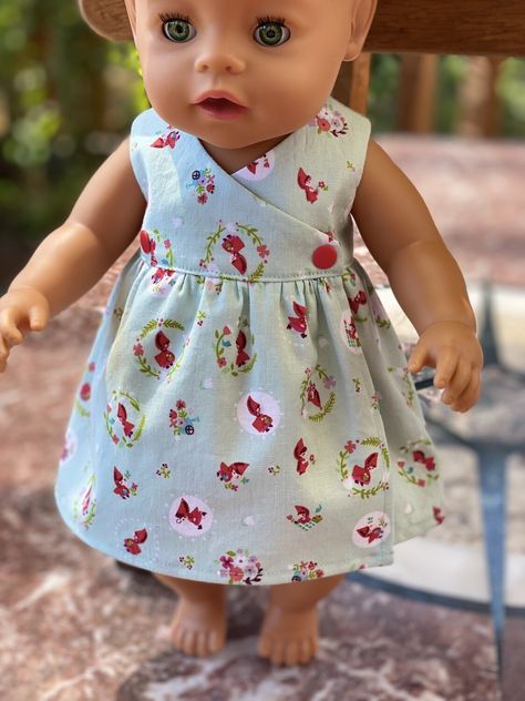 Summer Wardrobe ENG Baby Doll Clothes Patterns Free Sewing, Dolls Clothes Patterns Free, Baby Born Kleidung, Baby Born Clothes, Baby Doll Clothes Patterns, Sewing Barbie Clothes, Doll Clothes Patterns Free, Baby Doll Pattern, Sewing Doll Clothes