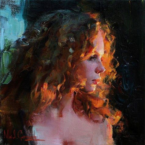 Michael Garmash Garmash Paintings, L'art Du Portrait, Figurative Artists, Oil Painting Portrait, Arte Obscura, Romantic Art, Ethereal Art, Art References, Pablo Picasso