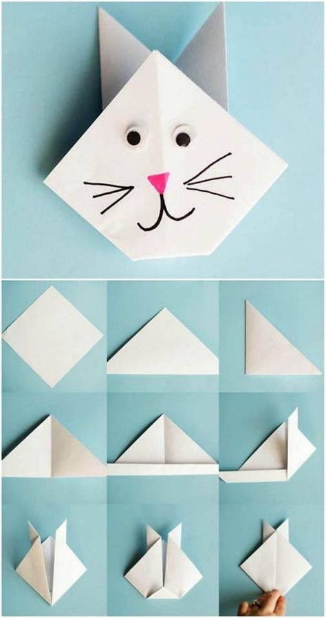 Easy Paper Origami for Kids - Paper Folding Crafts Paper Folding For Kids, Basic Origami, Origami Turtle, Easy Origami For Kids, Paper Folding Crafts, Kids Origami, Origami Models, Folding Origami, Origami Folding