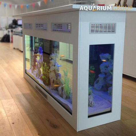 Diy Aquarium Stand, Free Standing Bar, Aquarium Diy, Aquarium Stands, Wall Aquarium, Fish Tank Stand, Amazing Aquariums, Taman Air, Cool Fish Tanks