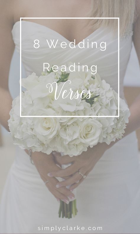 Scripture Readings For Weddings, Wedding Bible Readings, Couple Words, Best Wedding Quotes, Wedding Scripture, Wedding Bible Verses, Wedding Reading, Wedding Verses, Marriage Bible Verses