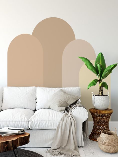 Arches set wall decal by KiraArtDecals. Geometric decal, large wall decal, boho wall decal, arch wall sticker, arch boho decal, headboard decal. Large arch wall decal set. Perfect modern wall decal for boho style decor. This wall decal geometric set could make every wall unique. Look at the photos to make your choice! Geometric Decals, Arched Wall Decor, Headboard Decal, Modern Wall Decals, Birthday Gift For Best Friend, Large Wall Decals, Floral Wall Decals, Diy Wall Stickers, Boho Style Decor