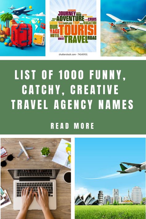 List of 1000 Funny, Catchy, Creative travel agency names Travel Agency Names Ideas, Travel Company Names, German Travel, Travel Store, Travel Advisor, Instagram Names, Travel Company, Airplane Travel, Travel App