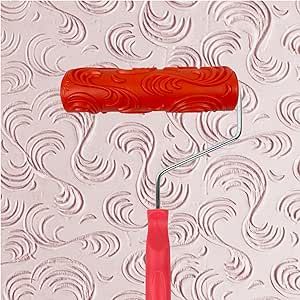 7'' Patterned Paint Roller for Wall Decoration Classic Brick Embossing Texture Rubber Roller (EG084T) Pattern Paint Roller, Paint Roller, Decorative Art, Wall Decoration, Paint, Texture, Wall