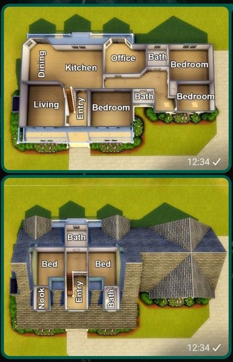 Sims 3 House Layout, The Sims 4 Blueprints, 4 Bedroom House Plans Sims 4, Sims 4 Family Cottage Floor Plan, Sims 4 Home Layout Plans, Sims 4 Platform Ideas, Sims 4 Build Ideas Layout 2 Floors, 2 Story Sims House Layout, Sims Building Challenge