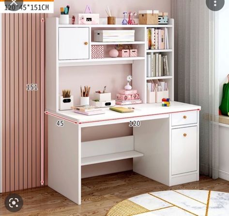 Studying Desk, Bedroom Desk Chair, Study Table Ideas, Small Study Table, Desks Ideas, Desk Organizing, Stylish Room Decor, Kids Study Table, Study Table Designs