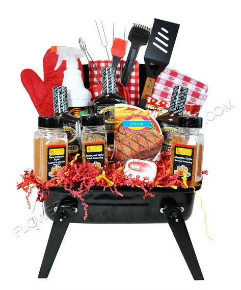 Flowers From The Rainflorist Celebrates Father's Day with a New Gift Collection Social Prizes, Hockey Fundraiser, Reverse Raffle, Bbq Gift Basket, Basket Themes, Camping Gift Baskets, Basket Raffle, Auction Gift Basket Ideas, Chinese Auction