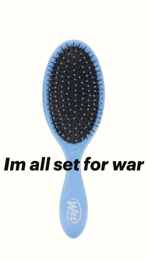 #percyjackson #racheldare #pjo #blueplastichairnbrush #iconic #whisper #RED #fyp Blue Hairbrush, Road Trip Bag, Trip Bag, The Titans, Wet Brush, Blue And Black, Percy Jackson, Hair Brush, The Eye