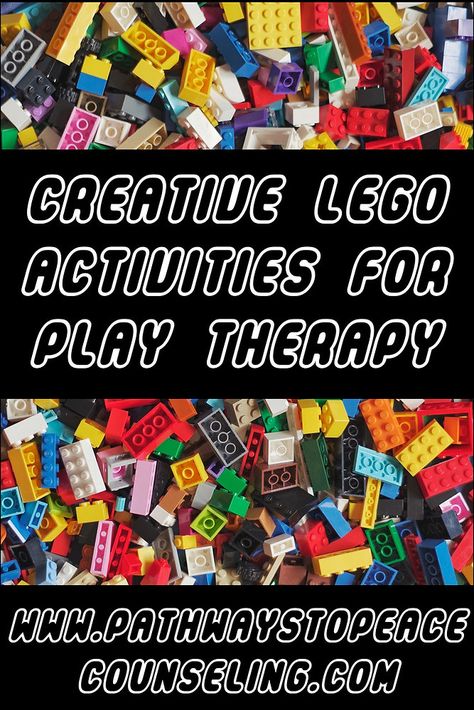 Lego Play Therapy, Hands On Counseling Activities, Creative Counseling Activities, Lego Emotions Activities, Play Therapy Activities Counseling, Lego Therapy Activities, Lego Emotions, Play Therapy Interventions, Play Therapy Games