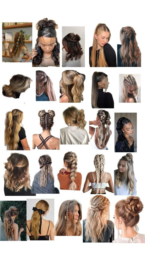 Hairstyles For A Dance, Dancer Hairstyles, Preppy Hairstyles, Hairstyle Examples, Easy Hairstyles For Thick Hair, Ponytail Hairstyles Easy, Hair Inspiration Long, Cute Simple Hairstyles, Easy Hairstyles For Medium Hair