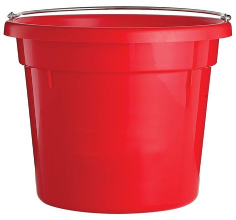 PRICES MAY VARY. ULTRA DURABLE - The plastic feeder bucket is made of tough polyethylene resin that is impact resistant, protects against warpage, and helps prevent stress cracks. VERSATILE USE - This premium utility bucket works great for pet and livestock feeding, but it can also function as a storage bucket or for transporting waste. HEAVY DUTY HANDLE - The plastic bucket features a heavy duty galvanized handle with an eyelet design built into the rim that allow this bucket to be easily trans Plastic Buckets, Storage Buckets, Plastic Items, Plastic Resin, Heavy Duty, Handles, Pet, 10 Things, Red