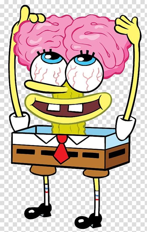 Spongebob Squarepants Drawing, Spongebob Art, Spongebob Halloween, Brain Drawing, Doodle Monster, Spongebob Cartoon, Spongebob Drawings, Jellyfish Drawing, Spongebob Painting