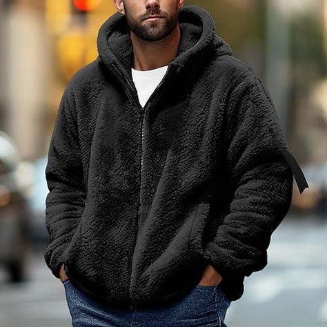 Holiday Streetwear, Corduroy Material, Fluffy Jacket, Graduation Outfits, Basic Hoodie, Hooded Jacket Men, Mens Thermals, Active Jacket, Mens Sweatshirts Hoodie