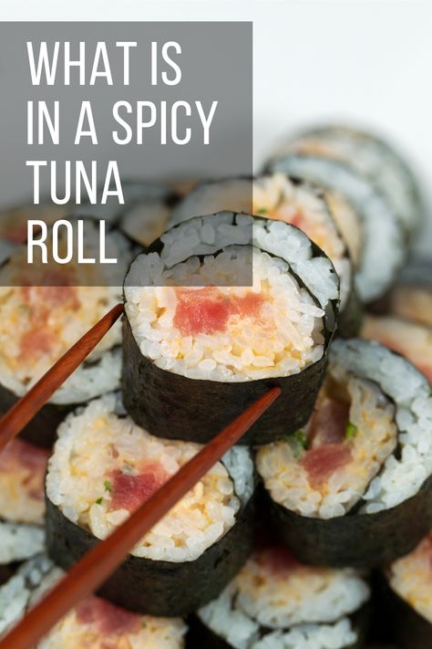 Easy Homemade Sushi, Spicy Tuna Sushi, Hand Roll Sushi, Tuna Sushi Rolls, Smoked Tuna, Tuna Roll, Tuna Sushi, Spicy Tuna Roll, Japanese Pancake