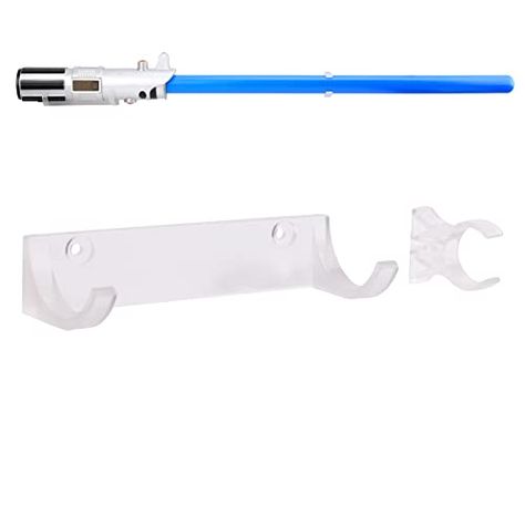 Count Dooku Lightsaber, Lightsaber Wall Mount, Lightsaber Display, Lightsaber Hilt, Stand Light, Plastic Clips, Wall Racks, Display Rack, Eyeglass Case