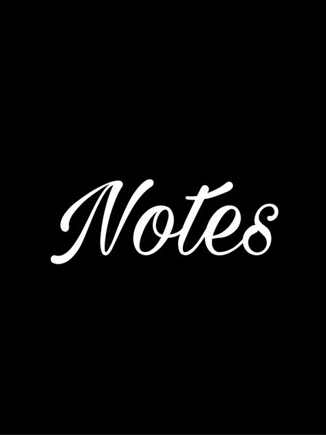 White Notes App Icon, Aesthetic Notes Icon, Font Apps, App Icon Black And White, Icon For Iphone, Notes Logo, Black Homescreen, Themed Wallpapers, Aesthetic Notes