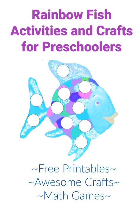 Rainbow Fish Theme Preschool, Rainbow Fish Craft Toddlers, Rainbow Fish Math Activities, Rainbow Fish Activities For Toddlers, The Rainbow Fish Activities Preschool, Rainbow Fish Preschool Activities, Fish Activities For Preschoolers, Rainbow Fish Activities For Preschoolers, Rainbow Fish Craft Preschool